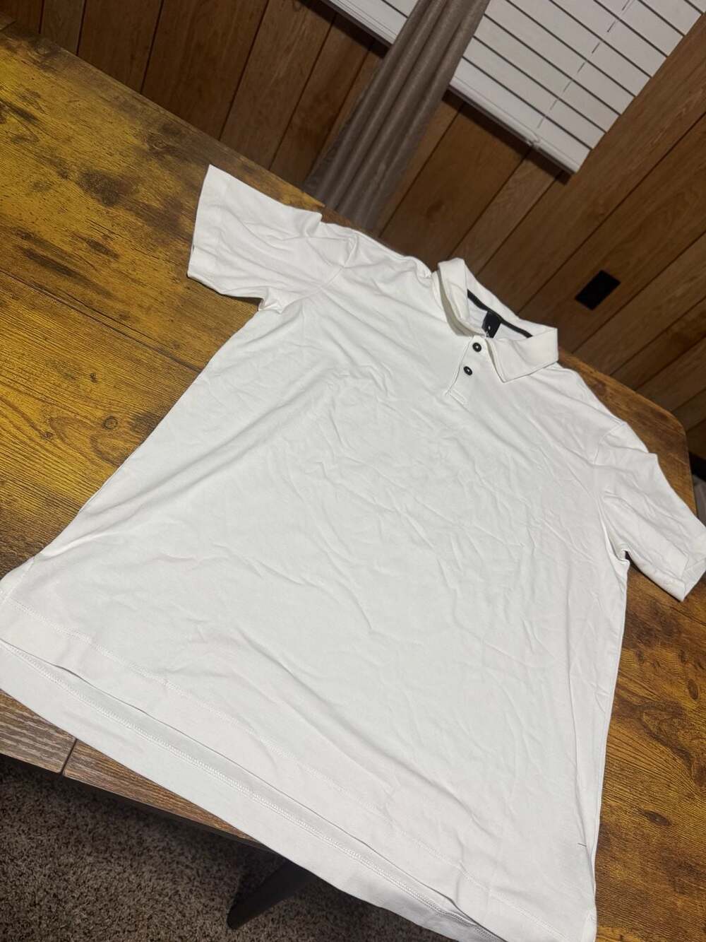 Nobull Men's White Performance Polo Shirt Size Small